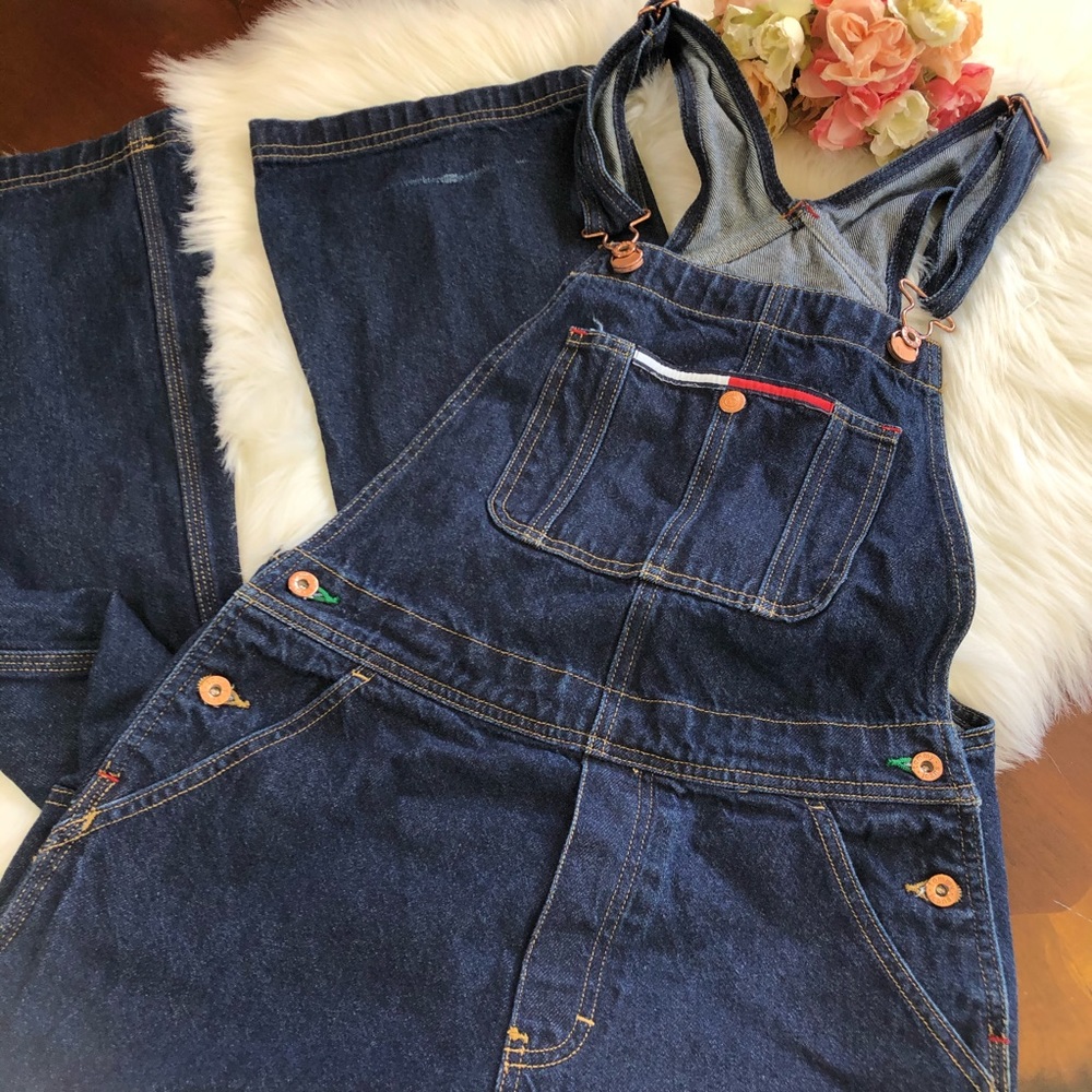 Vintage Tommy Girl Denim Overall Pants